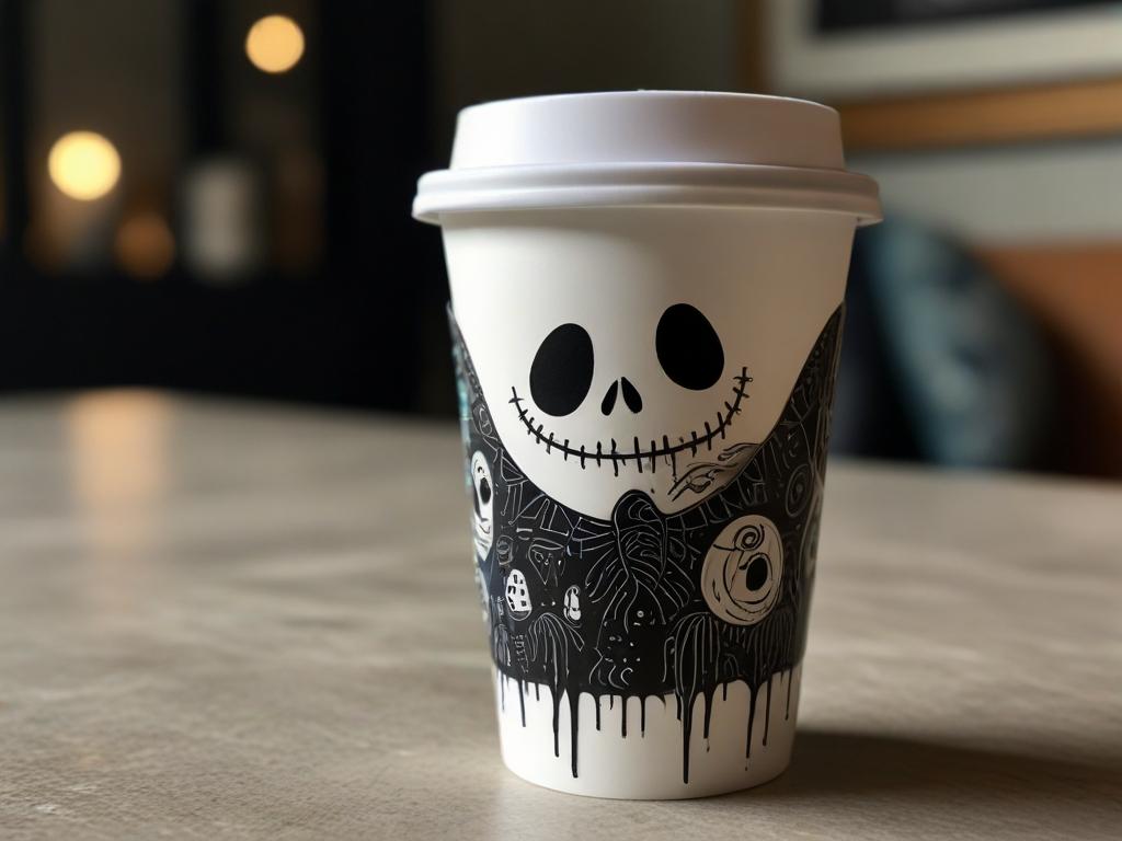 Nightmare before christmas starbucks cup photo